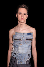 Load image into Gallery viewer, DENIM CORSET BUSTIN