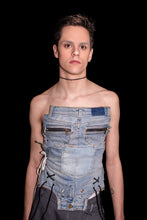Load image into Gallery viewer, DENIM CORSET BUSTIN

